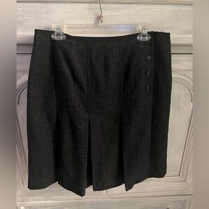 Brooks Brothers Black A-Line Skirt